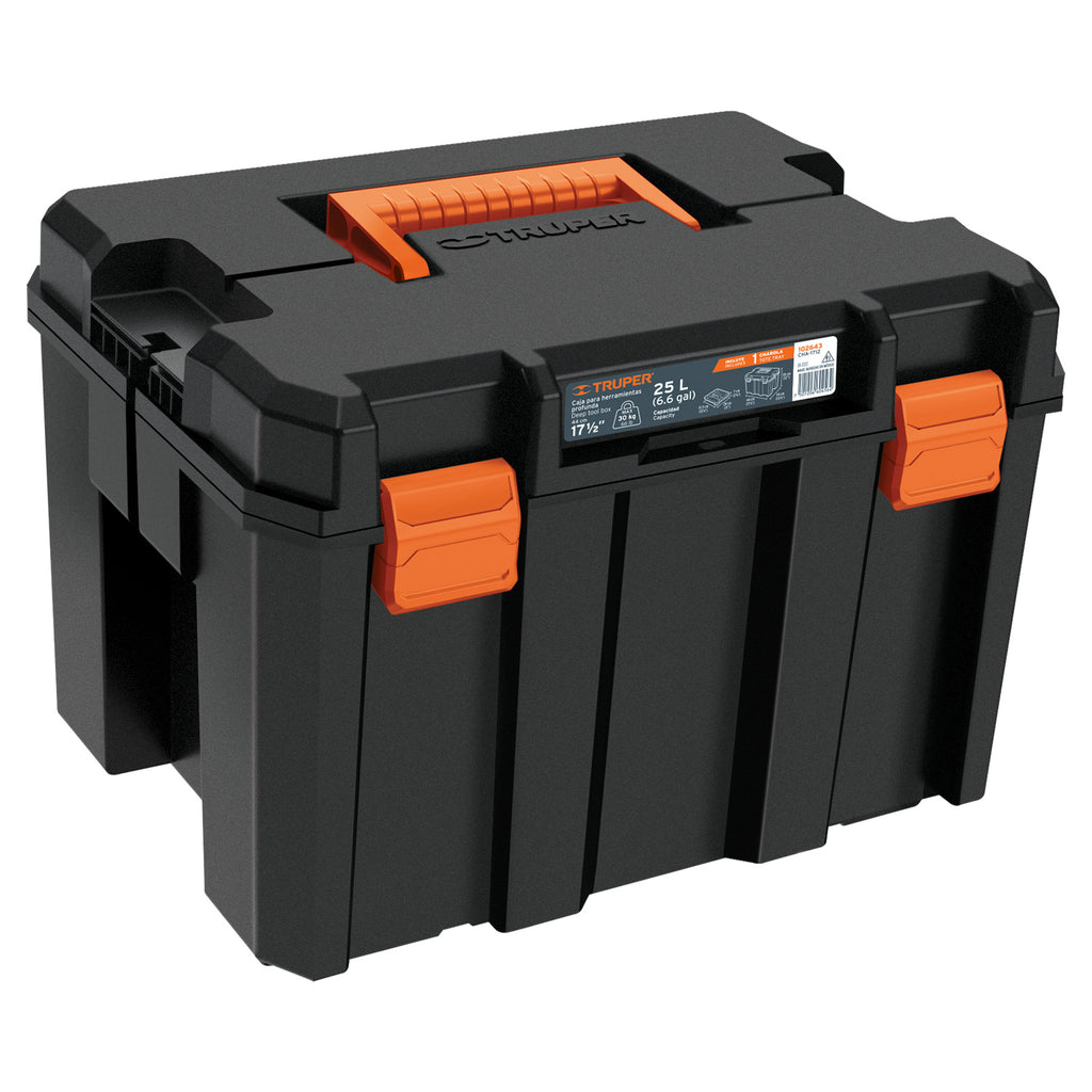 Truper CHA-1712 Caja de herramientas profunda de 17'x12'