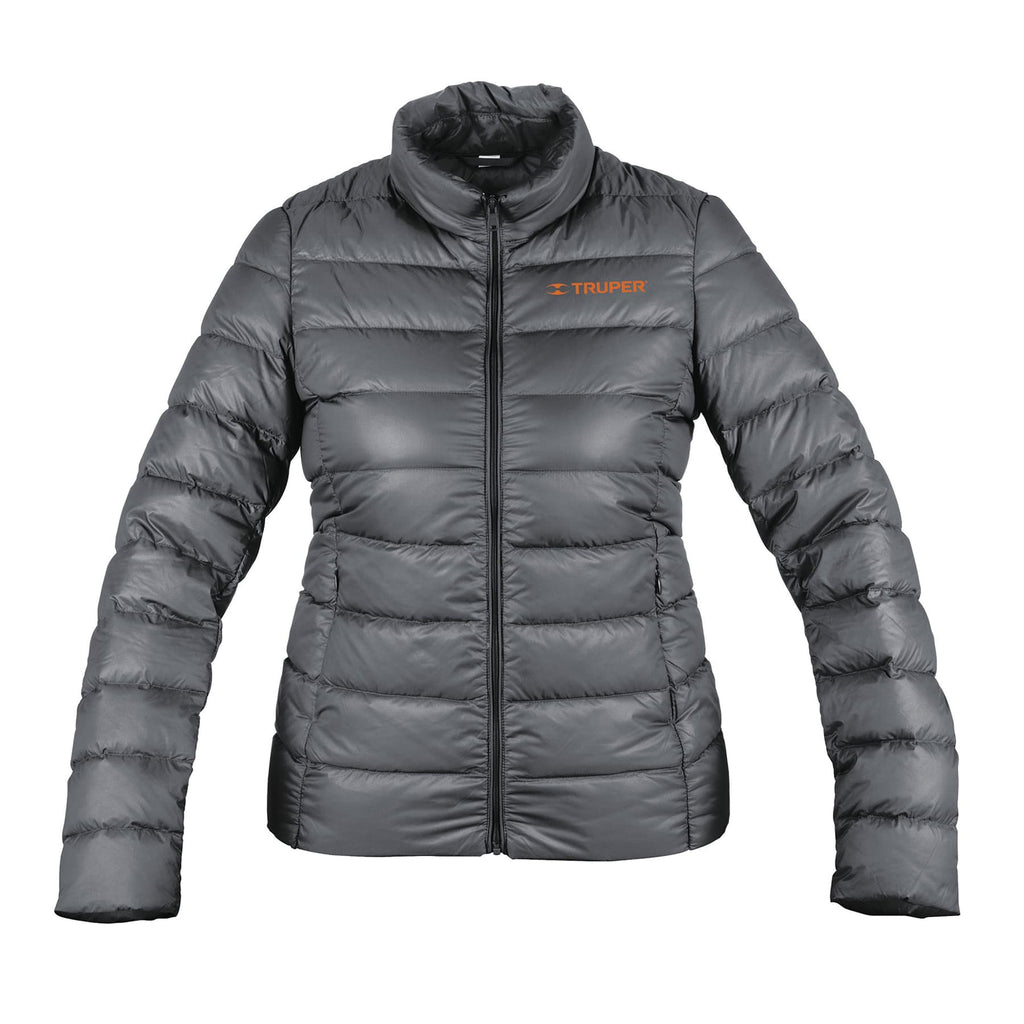 Truper CHAM-GD-G Chamarra de plumas para dama, talla G