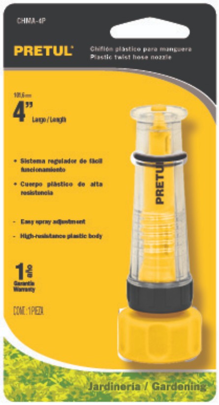Pretul CHMA-4P Chiflon de plastico para manguera 4', Pretul
