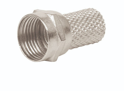 Volteck COCO-6R Conector coaxial RG 6 de enroscar,bolsa 4 pzas