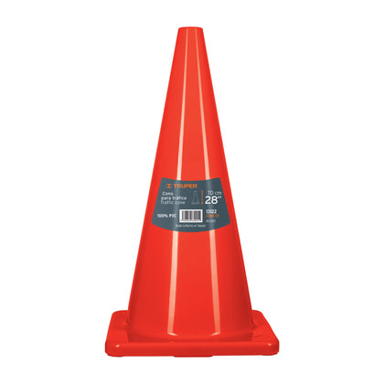 Truper CONO-70 Cono de precaución de 70 cm de PVC