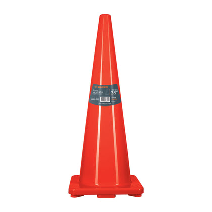 Truper CONO-90 Cono de precaución de 90 cm de PVC