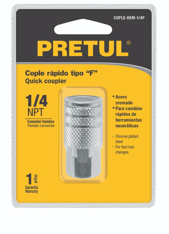 Pretul COPLE-HEM-1/4P Cople acero, cuerda 1/4NPT, hembra, Pretul