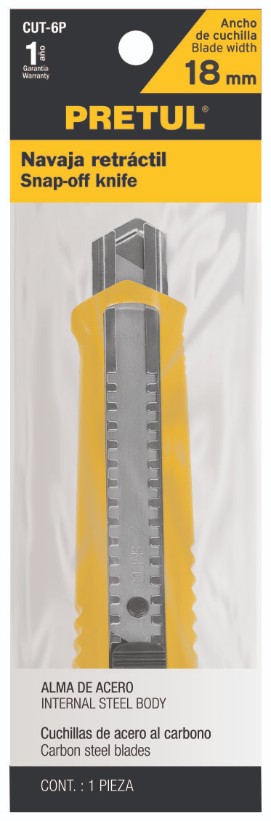 Pretul CUT-6P Cutter reforzado con alma metálica, 18 mm, Pretul