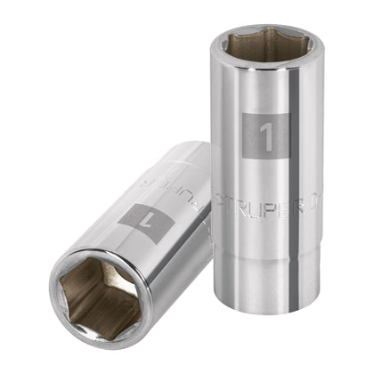 Truper D-3432-HL Dado largo de 1', 6 puntas, cuadro 3/4'