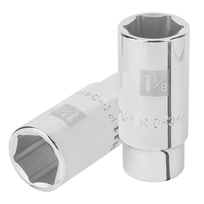 Truper D-3436-HL Dado largo de 1-1/8', 6 puntas, cuadro 3/4'