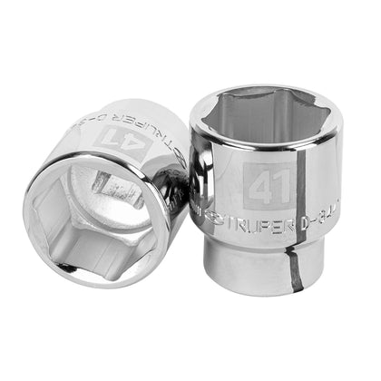 Truper D-3441-M Dado de 41 mm, 6 puntas, cuadro 3/4'