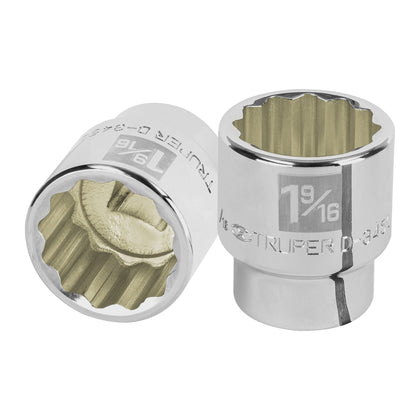 Truper D-3450 Dado de 1-9/16', 12 puntas, cuadro 3/4'