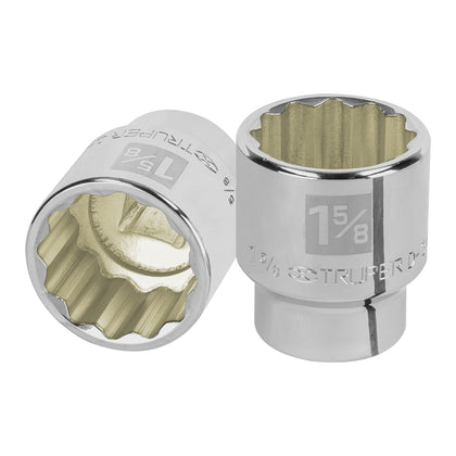 Truper D-3452 Dado de 1-5/8', 12 puntas, cuadro 3/4'