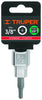 Truper D-4990-4M Dados de punta hexagonal, cuadro 3/8' de 4mm.