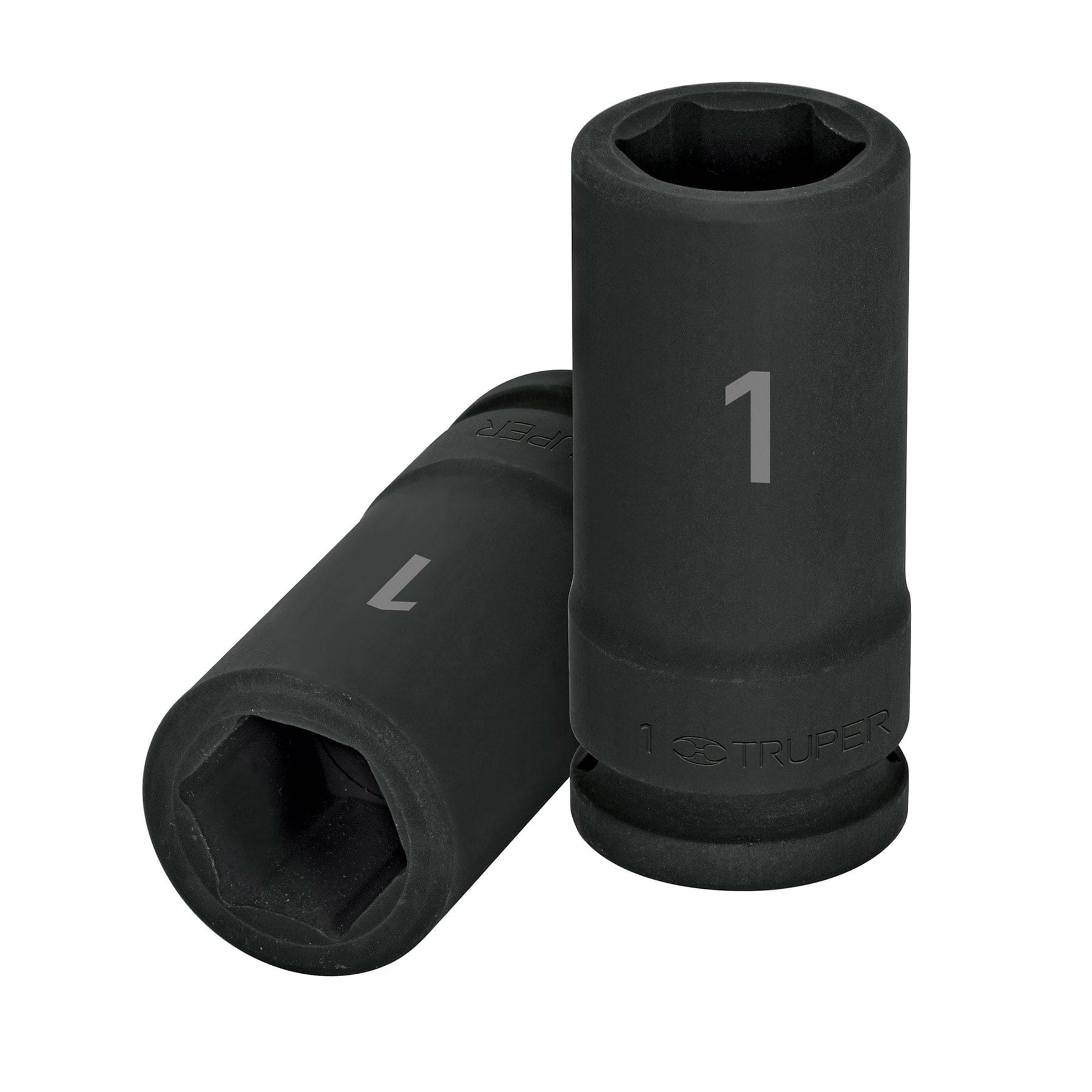 Truper D-7516-L Dado largo de impacto de 1', 6 puntas, cuadro 3/4'