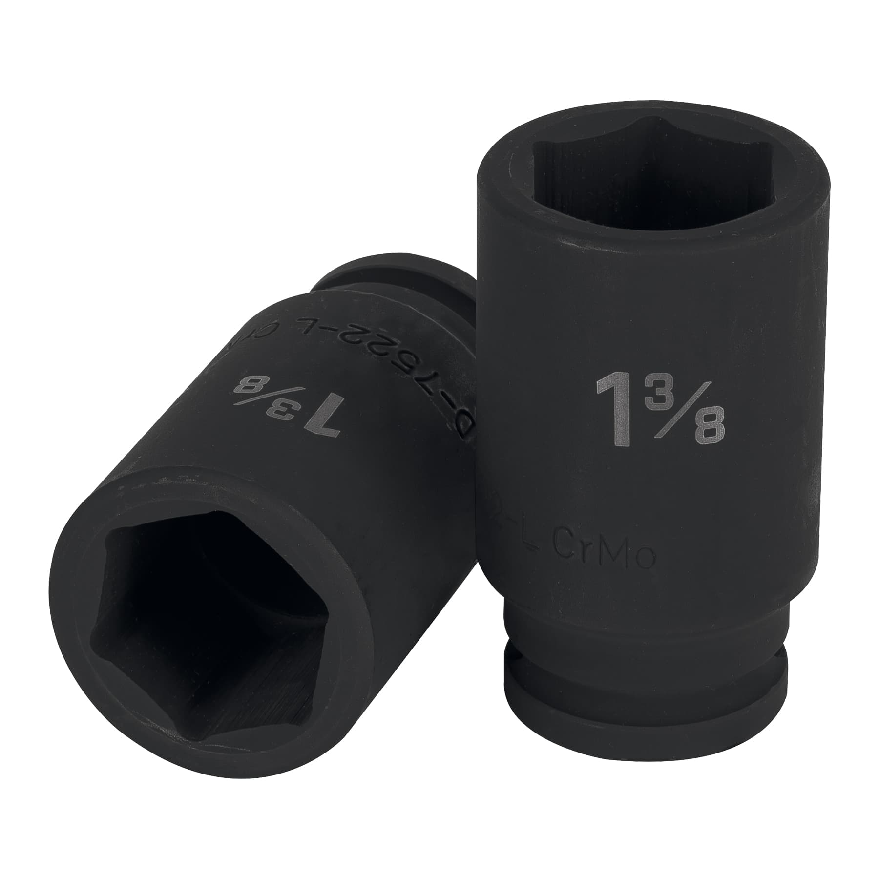 Truper D-7522-L Dado largo de impacto de 1-3/8', 6 puntas, cuadro 3/4'