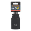 Truper D-7522-L Dado largo de impacto de 1-3/8', 6 puntas, cuadro 3/4'