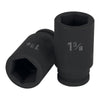Truper D-7522-L Dado largo de impacto de 1-3/8', 6 puntas, cuadro 3/4'