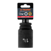 Truper D-7523-L Dado largo de impacto de 1-7/16', 6 puntas, cuadro 3/4'