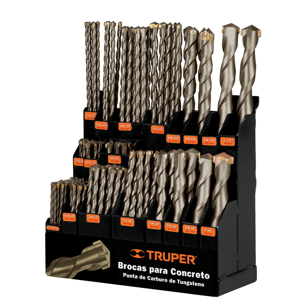 Truper DESP-BROC Despachador con brocas para concreto