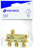 Volteck DICO-13 Divisor coaxial de 1 entrada y 3 salidas