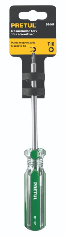 Pretul DT-10P Desarmador punta Torx T 10 mango de PVC Pretul