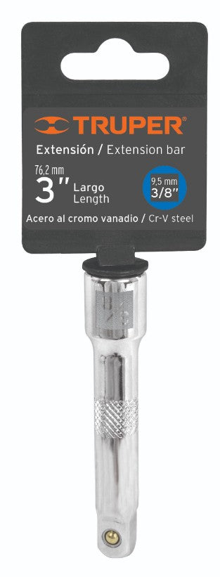 Truper E-5260 Extensión de 3' para matraca, para dados cuadro 3/8'