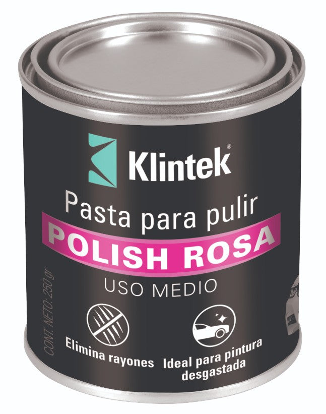 Klintek EA-22 Polish en pasta rosa, grano mediana (uso rudo)