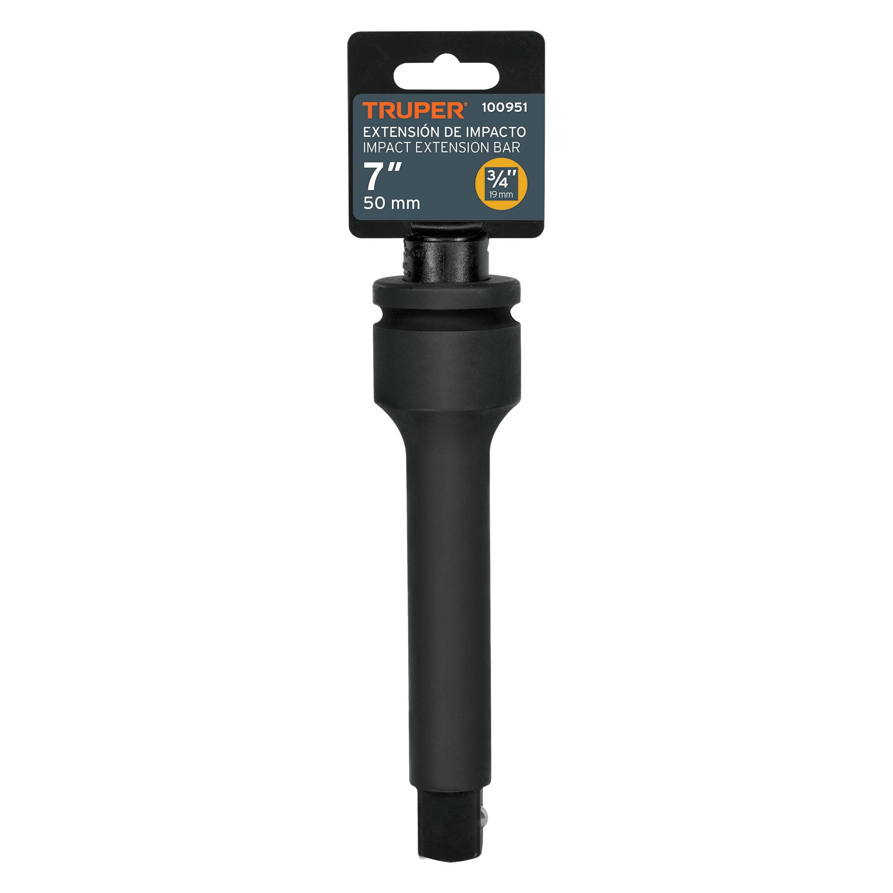 Truper EI-5667 Extensión cuadro 3/4' de impacto, largo 7'