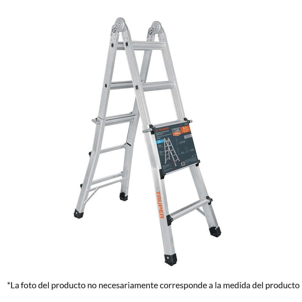 Truper EMT-18 Multiescalera telescópica 4.5 m 150 kg | Ferrenacional