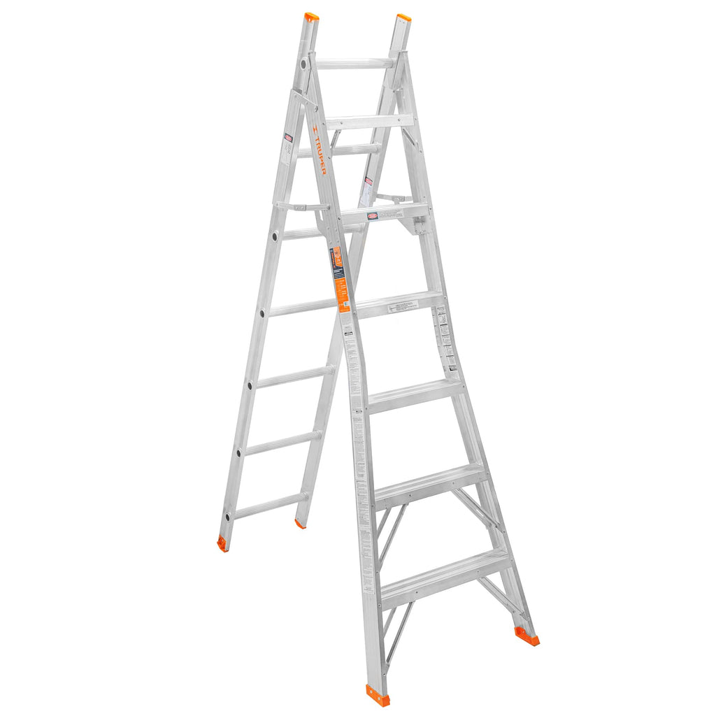 Truper ESC-213 Escalera de combinación tipo II 13 escalones | Ferrenacional