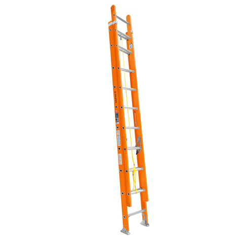Truper ESE-220FV Escalera de extensión tipo II 20 peldaños fibra de vidrio | Ferrenacional