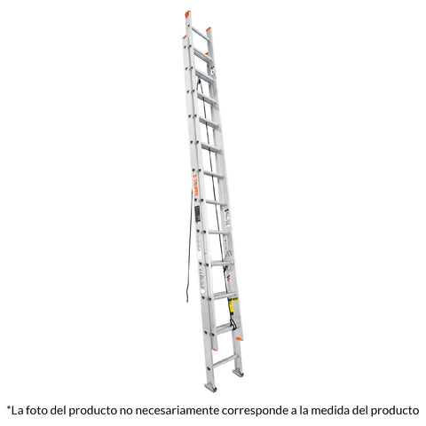 Truper ESE-220 Escalera de extensión tipo II 20 peldaños | Ferrenacional