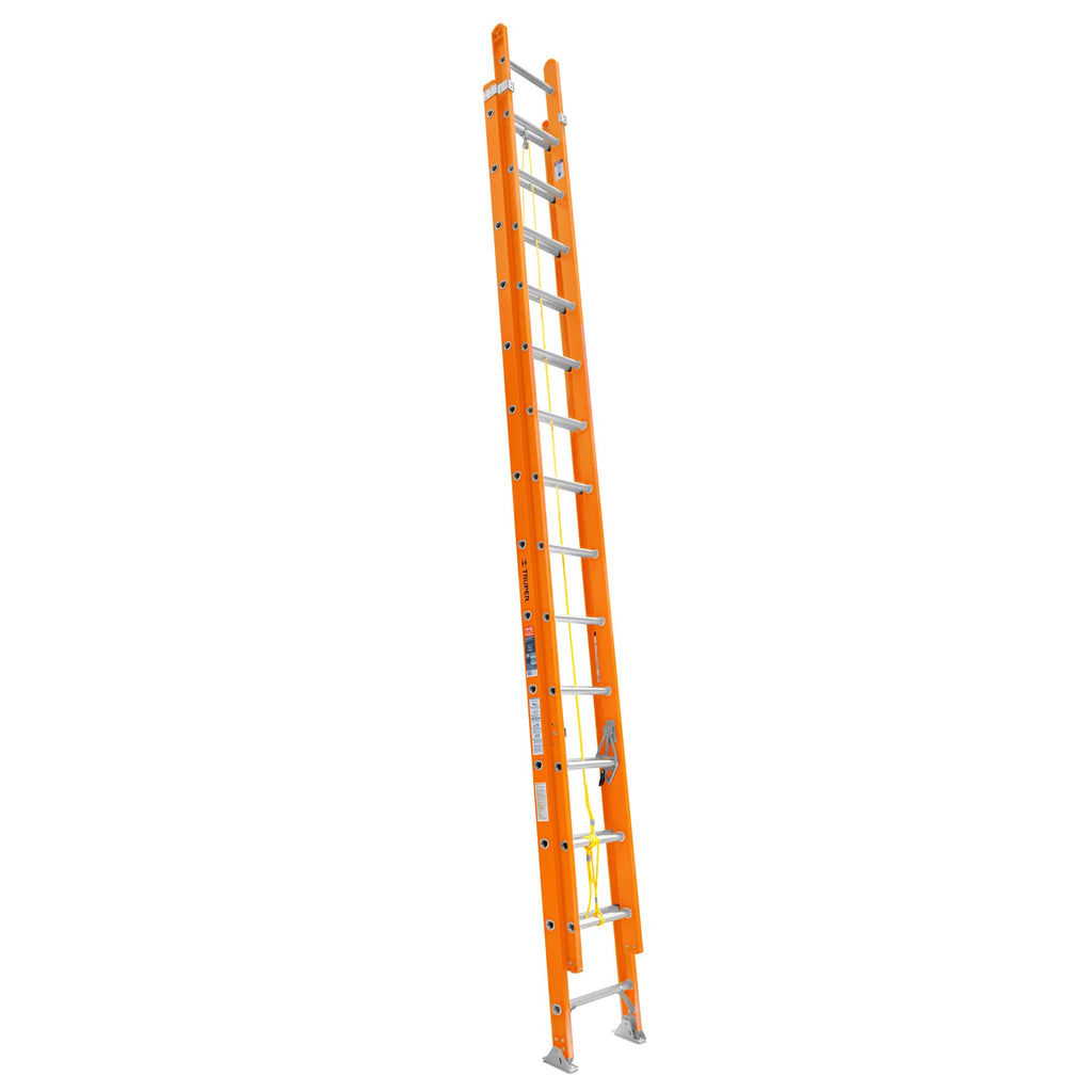 Truper ESE-228FV Escalera de extensión tipo II 28 peldaños fibra de vidrio | Ferrenacional