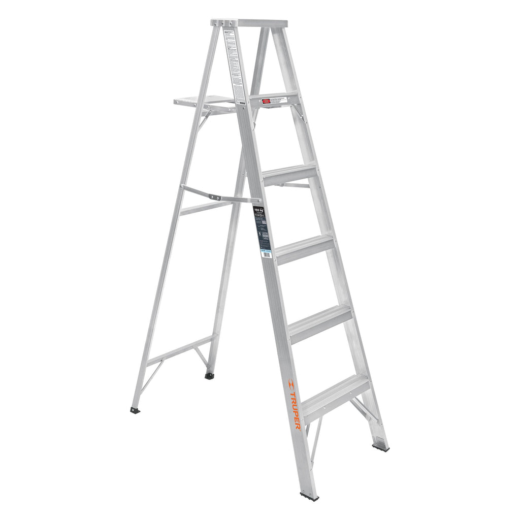 Truper ESTA-35 Escalera de tijera aluminio tipo III 5 escalones | Ferrenacional