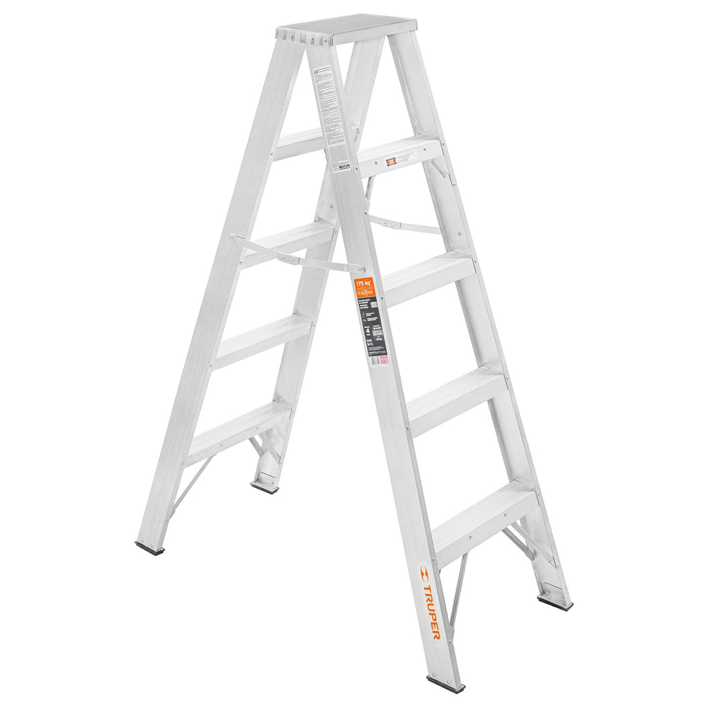 Truper ESTD-24 Escalera de tijera doble aluminio 4 peldaños | Ferrenacional