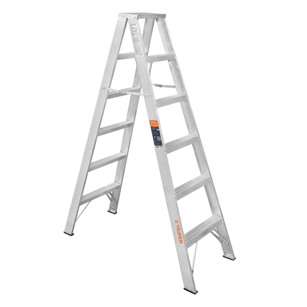Truper ESTD-25 Escalera de tijera doble aluminio 5 peldaños | Ferrenacional