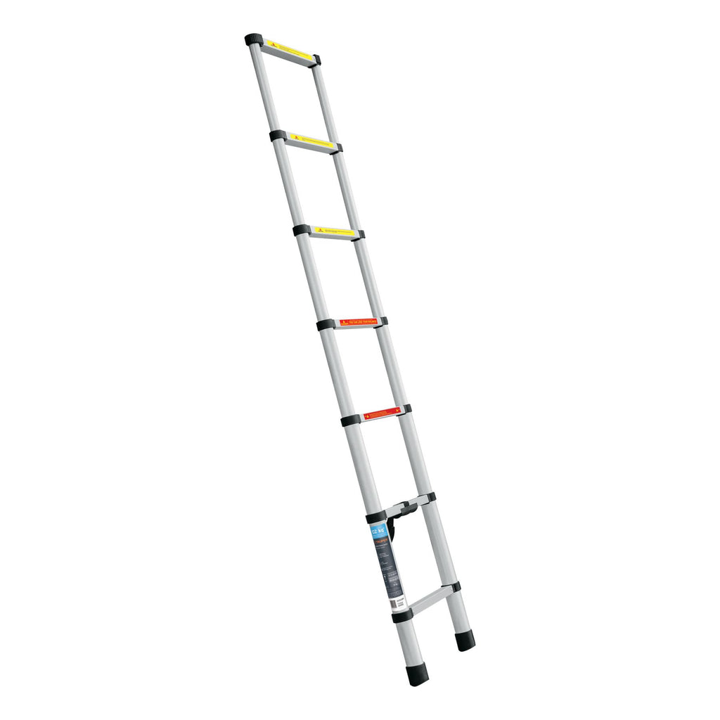 Truper ESTE-207 Escalera telescópica tipo II 7 peldaños aluminio | Ferrenacional