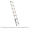 Escalera telescópica,13 peldaños, tipo II, capacidad 102kg Truper ESTE-213 | Ferrenacional