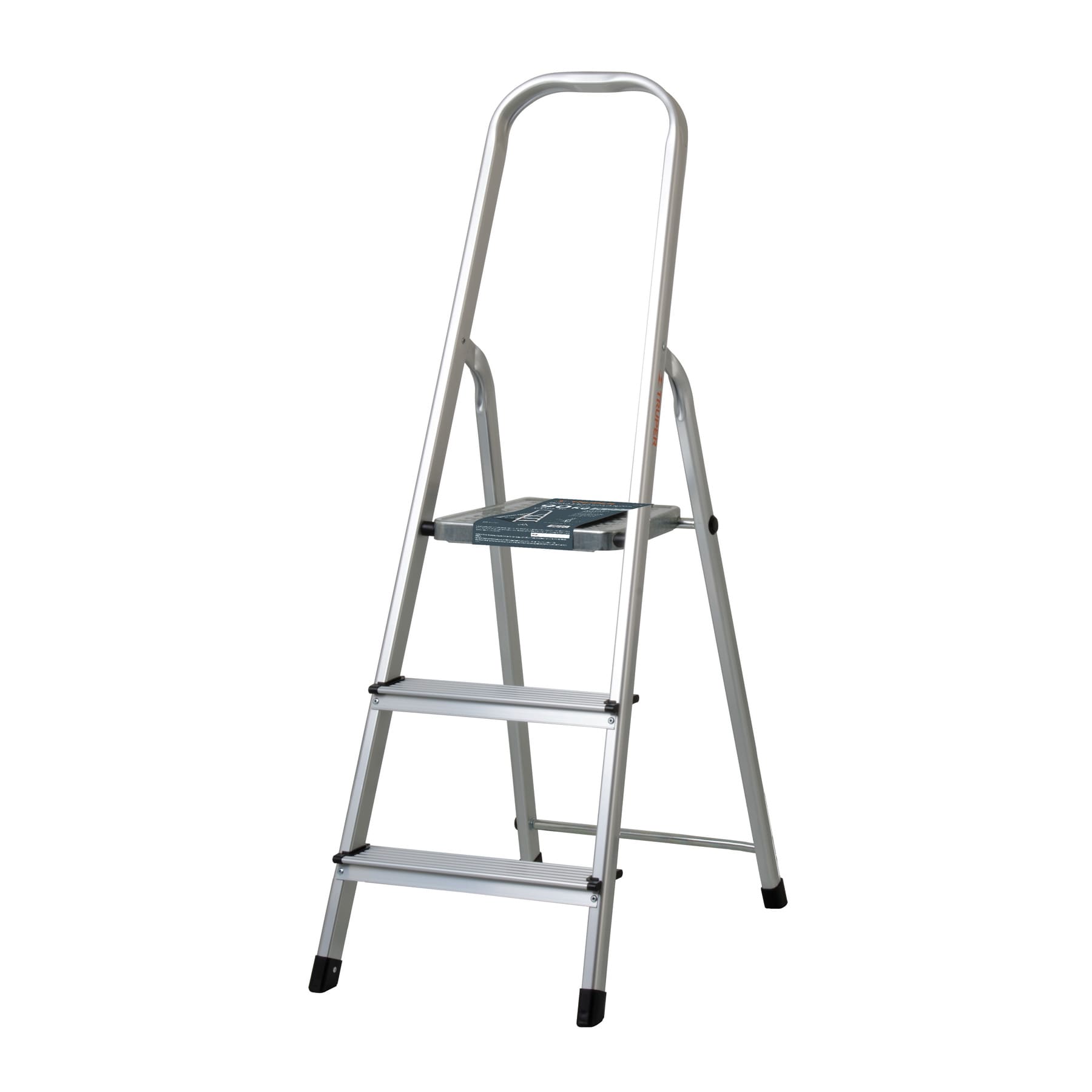 Truper ESTU-3A Escalera tubular plegable aluminio 3 peldaños | Ferrenacional