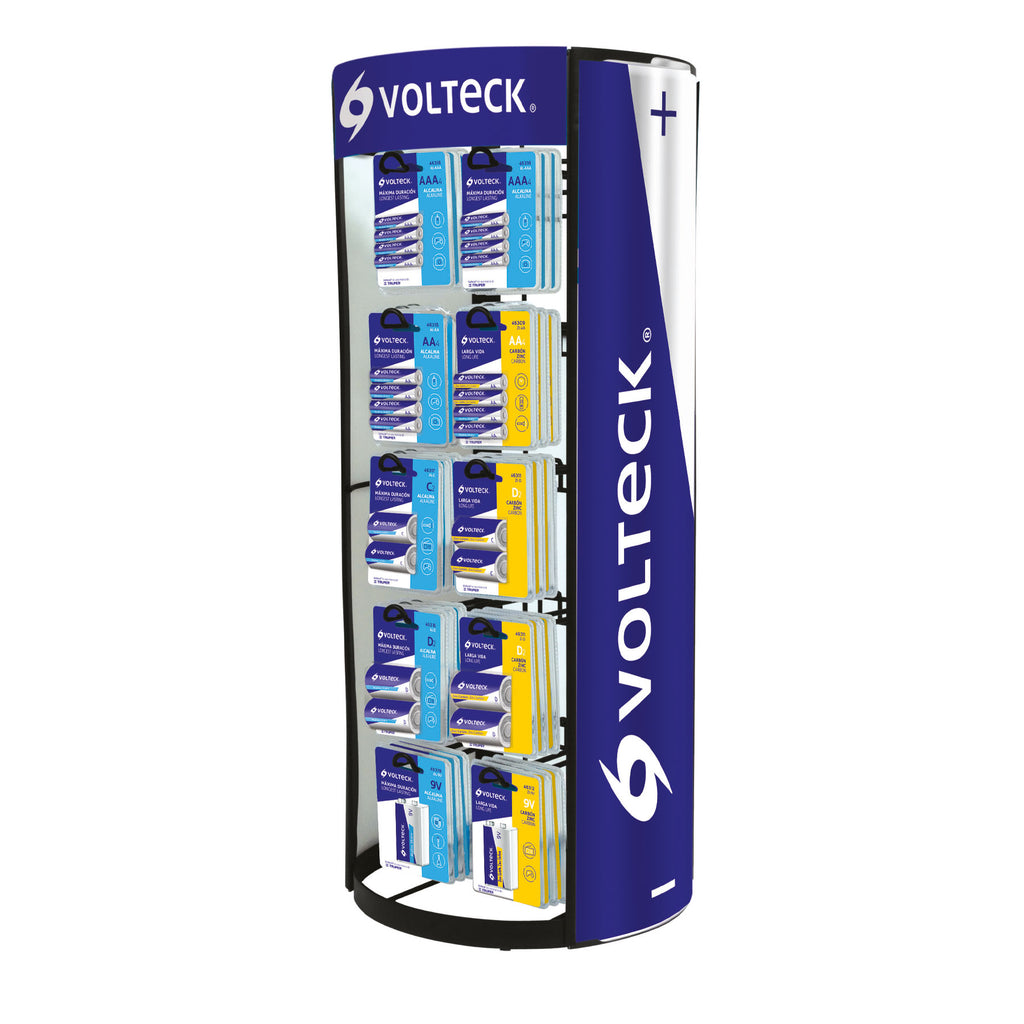 Volteck EX-DES-PIL1 Exhibidor despachador de pilas Volteck 1
