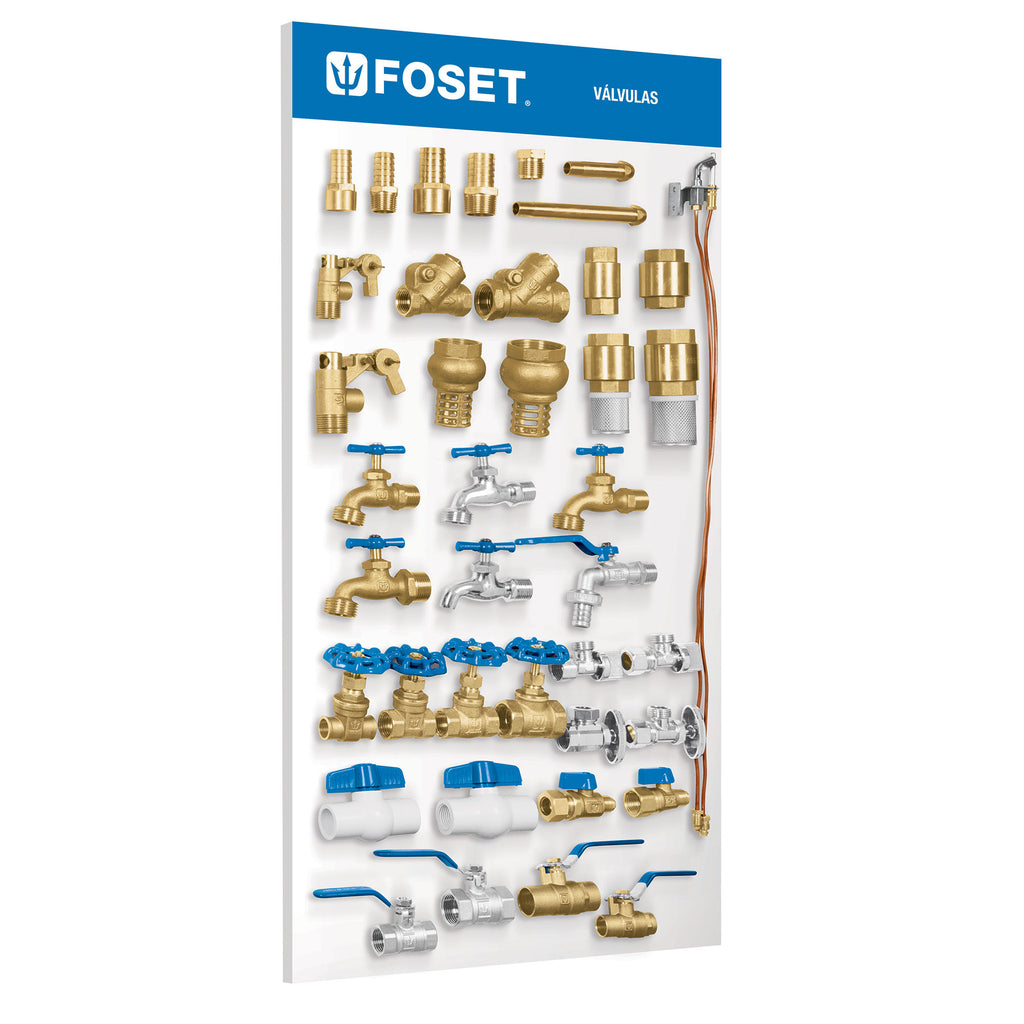 Foset EX-VAL-FOS2 Exhibidor de válvulas, Foset