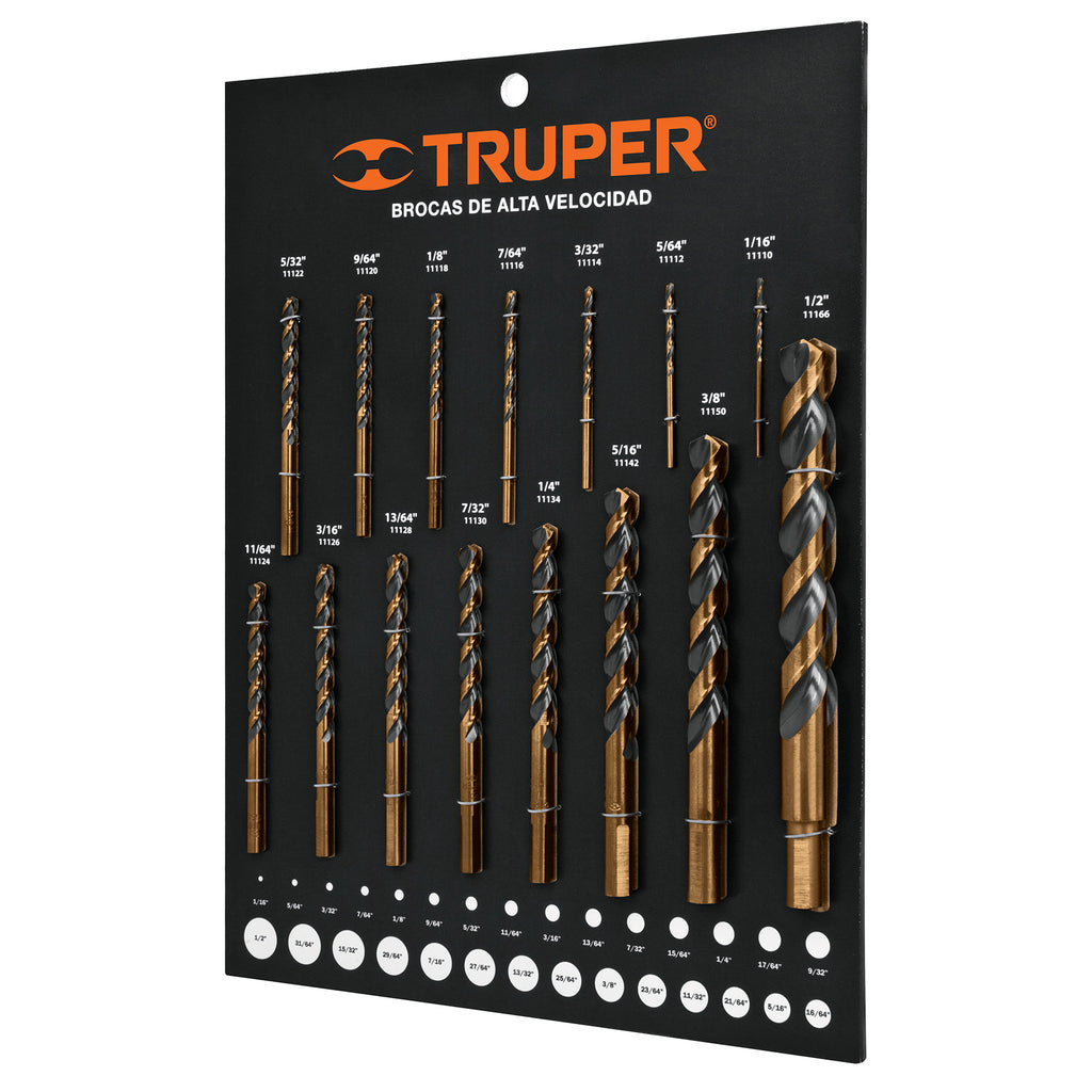 Truper EXT-BAV Exhibidor Truper de brocas de alta velocidad