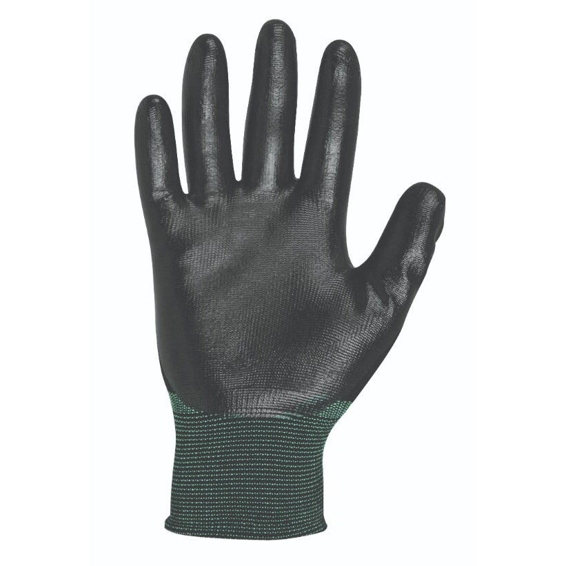 GU-122 Guantes de nylon recubiertos de nitrilo, medianos