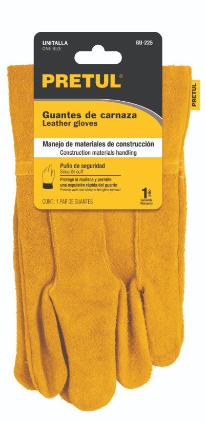 Pretul GU-225 Guantes de carnaza, cortos, Pretul