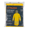 Truper IM-REF-L Gabardina impermeable con reflejante, talla grande, PVC