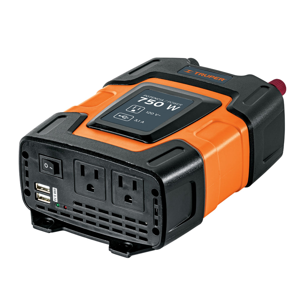Truper INCO-750 Inversor de corriente de 750 W