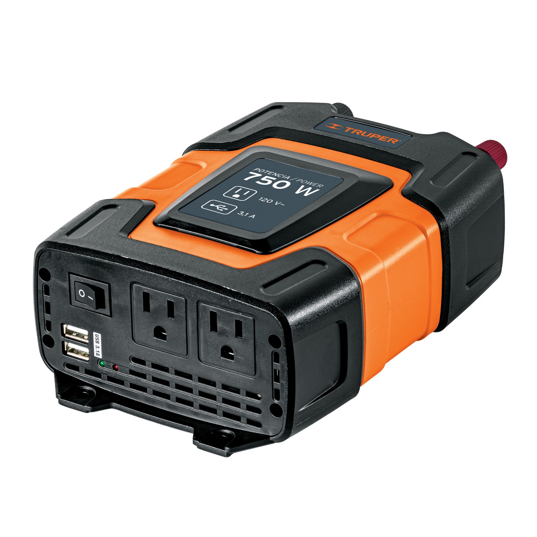 Truper INCO-750 Inversor de corriente de 750 W