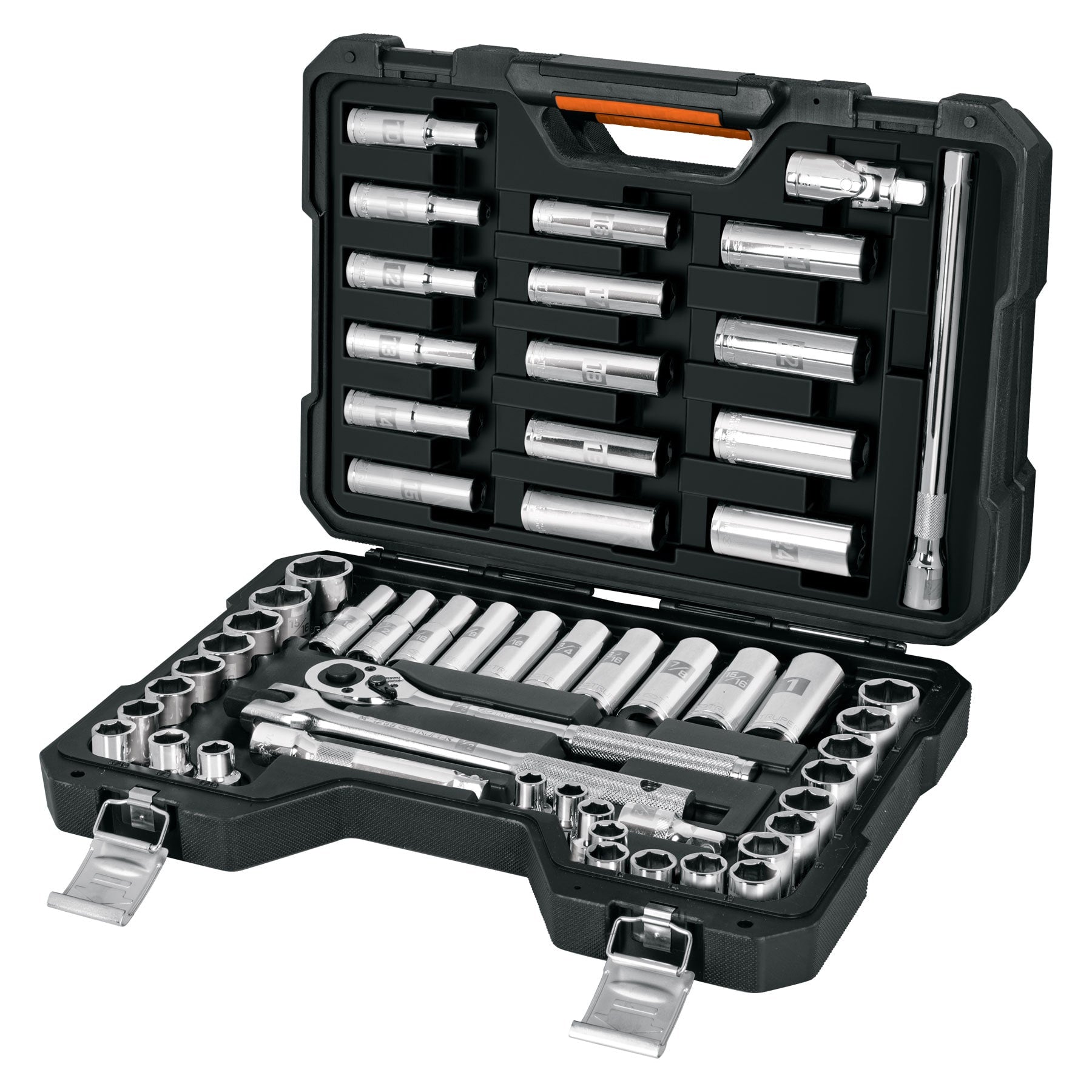 Juego de Herramientas para Mecánico 56 Piezas (Std y mm) - Truper JD-1/2X56MP