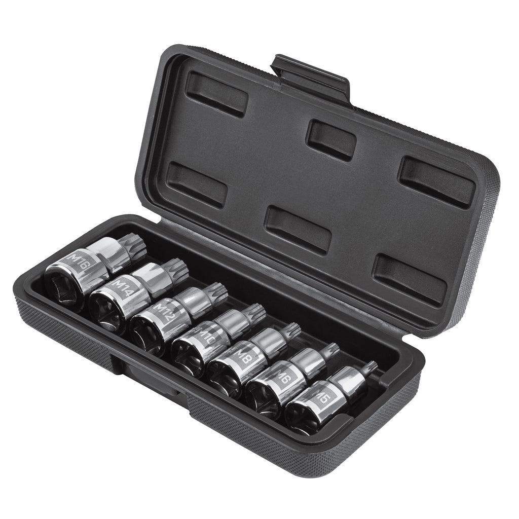 Juego de 7 Dados Punta Corta Bristol 1/2" - Truper JD-1/2X7-BC