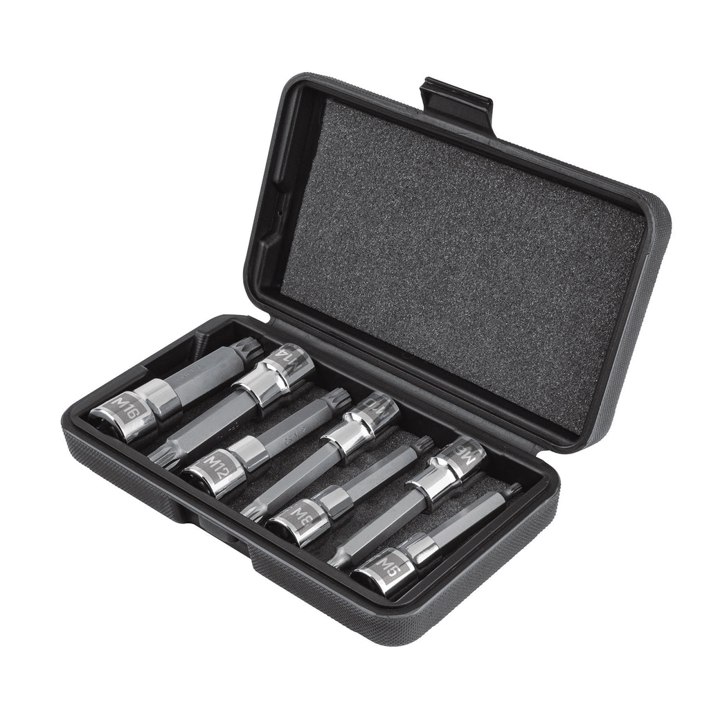 Juego de 7 Dados Punta Larga Bristol 1/2" Truper JD-1/2X7-BL