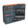 Juego de Herramientas para Mecánico 45 Piezas (Std y mm) - Truper JD-3/8X45MP