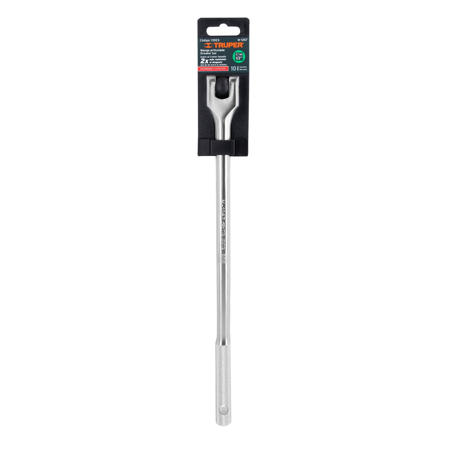Truper M-1267 Mango cuadro 1/2' articulado, largo 15'