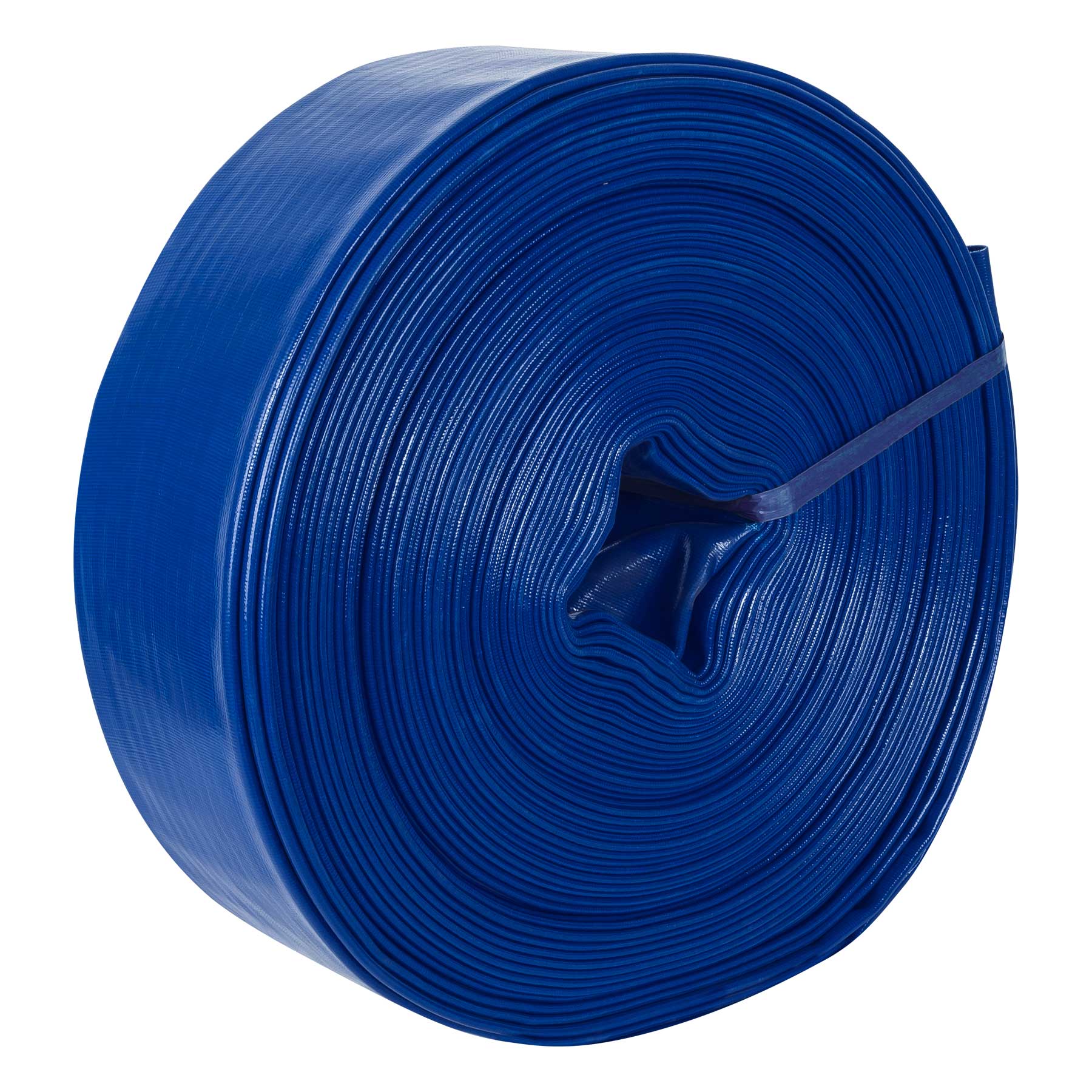 Truper M45D Rollo de manguera plana de 4' x 50m de descarga p/motobomba